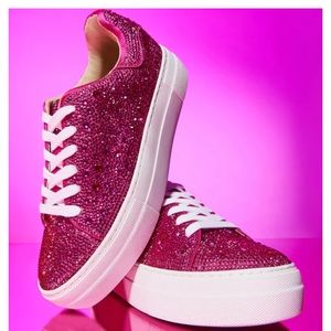 Betsey Johnson Rhinestone sneakers